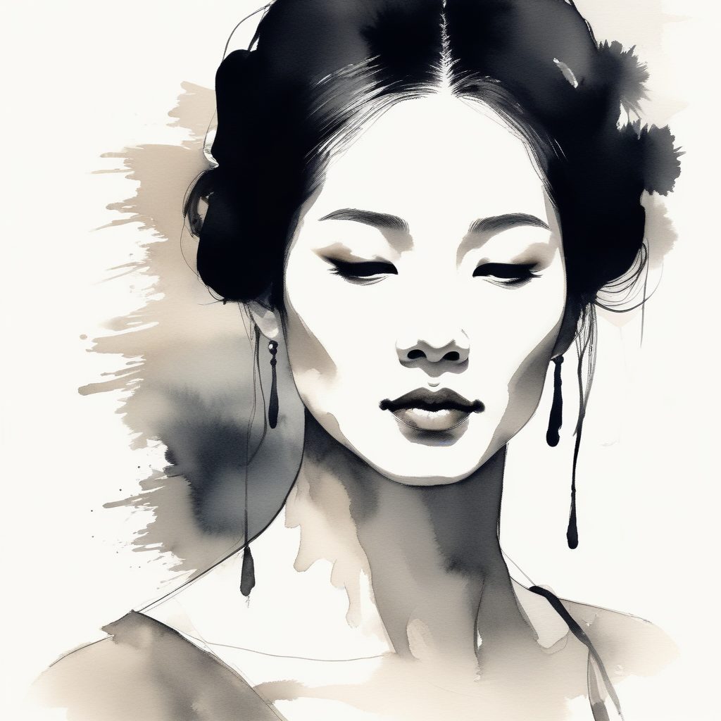 这种新中式清冷风头像谁能拒绝？东方美学的高级感🎨