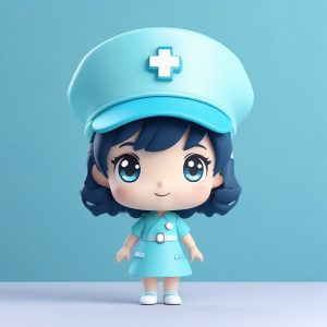 职场可爱风✨3D盲盒小护士AI头像生成分享