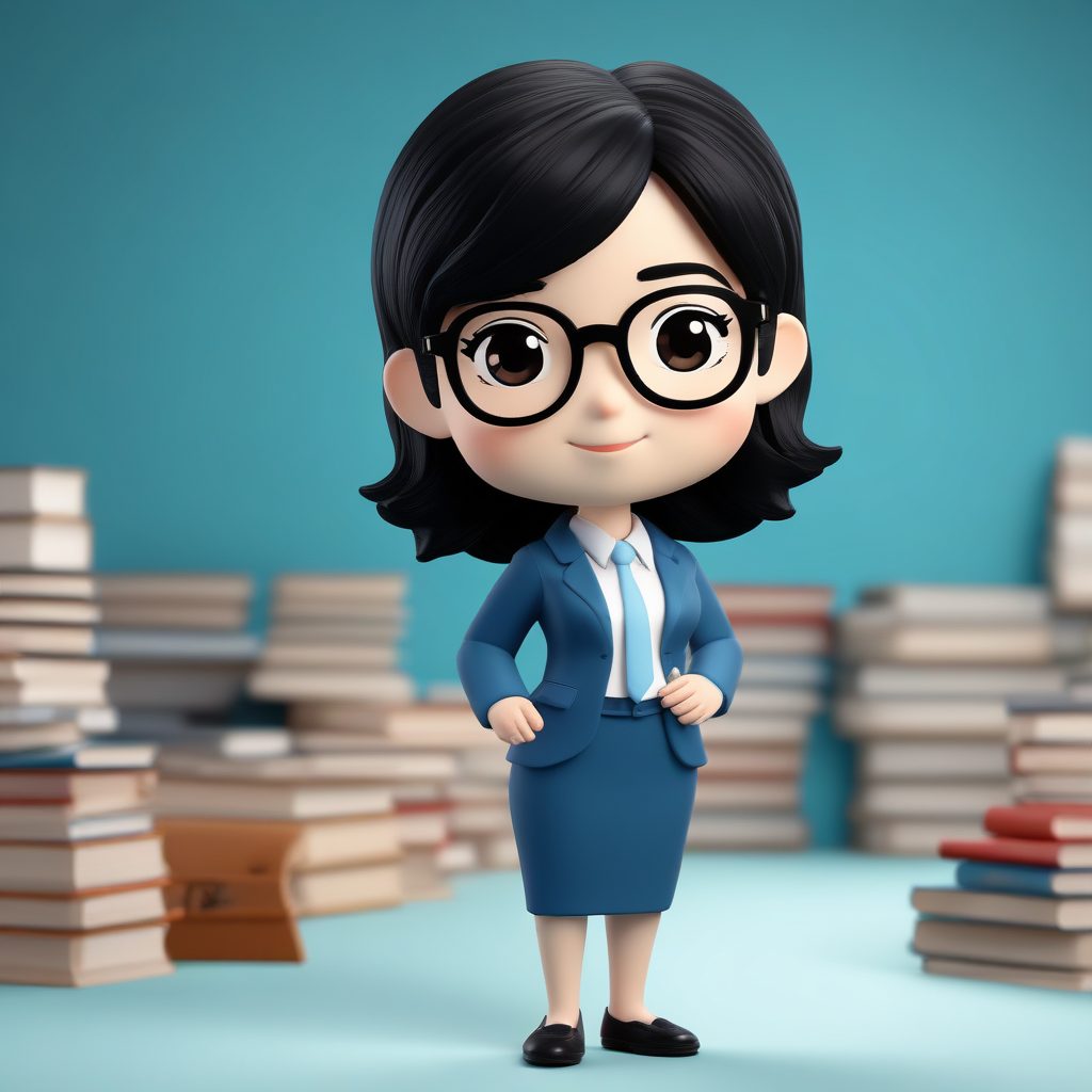 🍎 职场新名片！3D萌系女老师AI头像生成