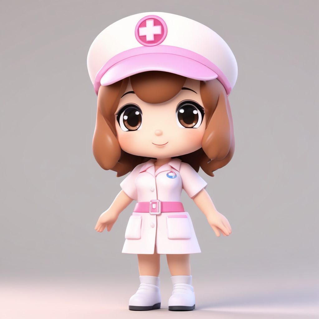 职场治愈系！一键生成3D可爱护士Q版头像✨