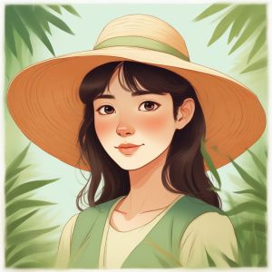 🍃治愈系 AI 绘画: 宫崎骏画风森林少女头像