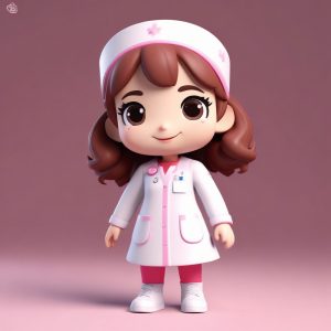 🩺治愈系AI生成头像：3D萌力护士，甜度超标✨