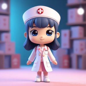 治愈系白衣天使来袭:Q版护士3D盲盒AI生成头像教程