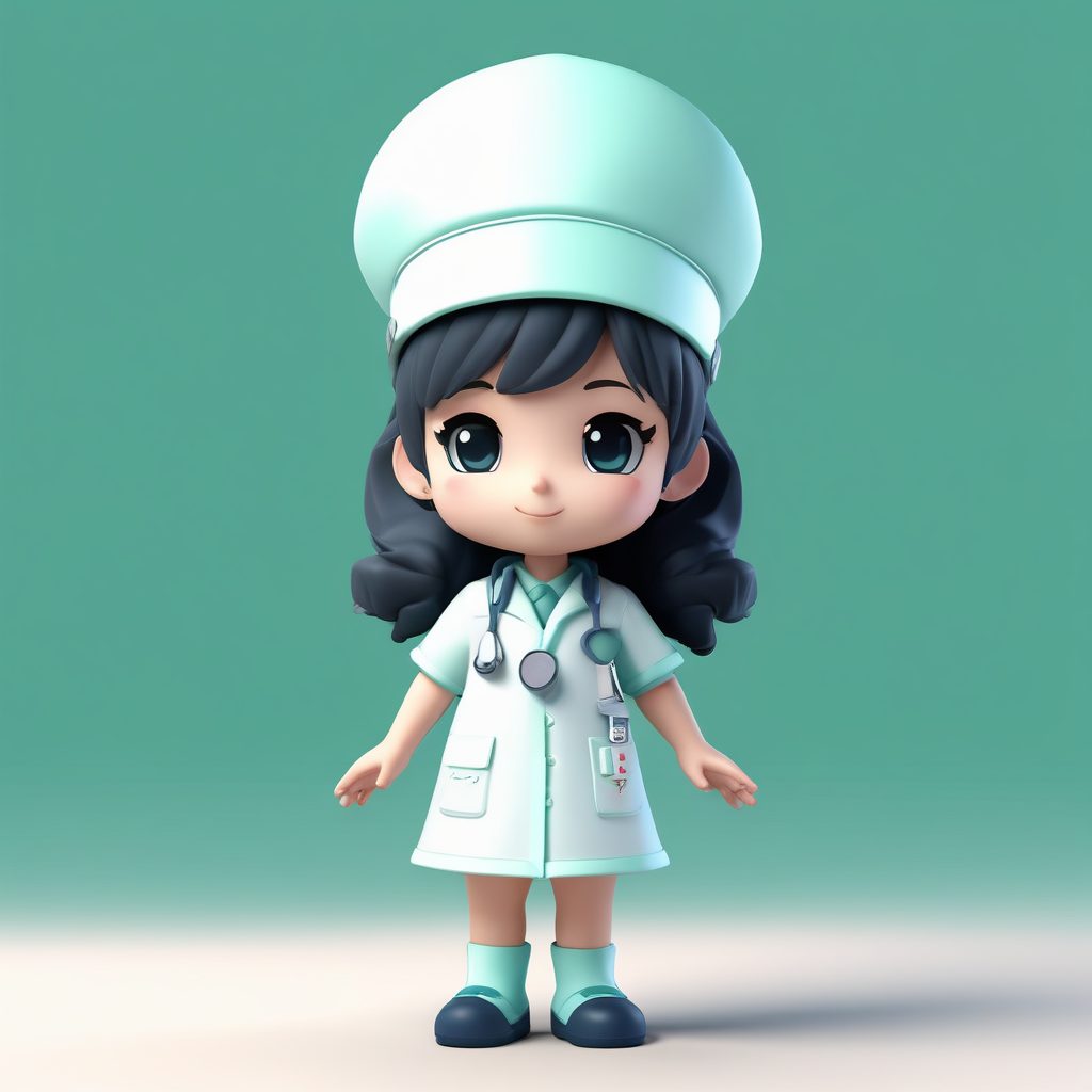 治愈系拉满✨AI生成头像：盲盒质感3D版甜心小护士