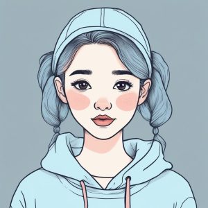 🎨治愈系手绘！AI生成头像：韩系丑萌蜡笔风小众设计