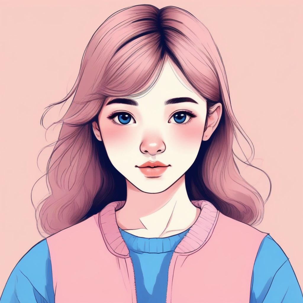 🎨 治愈系手绘！粉蓝粉彩 AI 头像生成详细指南