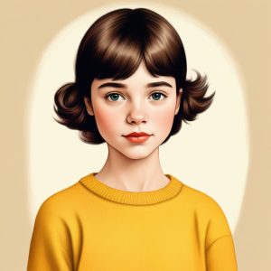 治愈系手绘🎨暖色调蜡笔触感AI插画头像