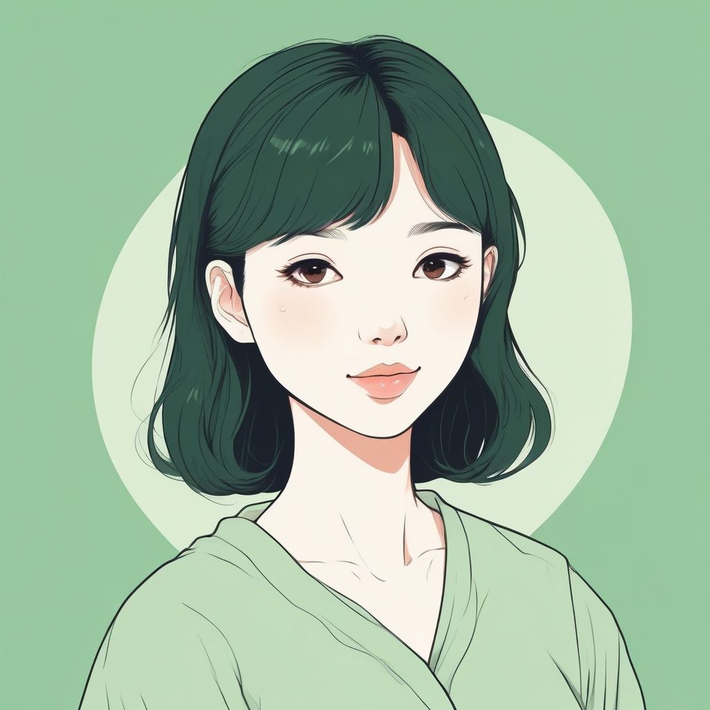 🌿 治愈系天花板！极简吉卜力感少女头像也太温柔了