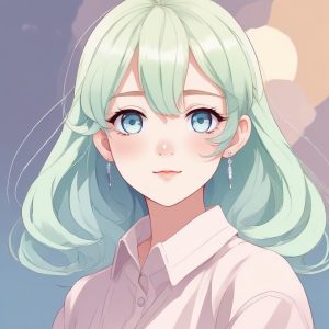 ☁️ 治愈系天花板!清透透明感动漫少女头像好温柔