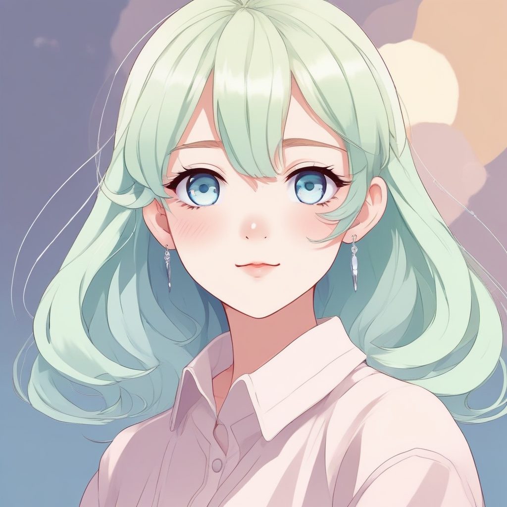 ☁️ 治愈系天花板!清透透明感动漫少女头像好温柔