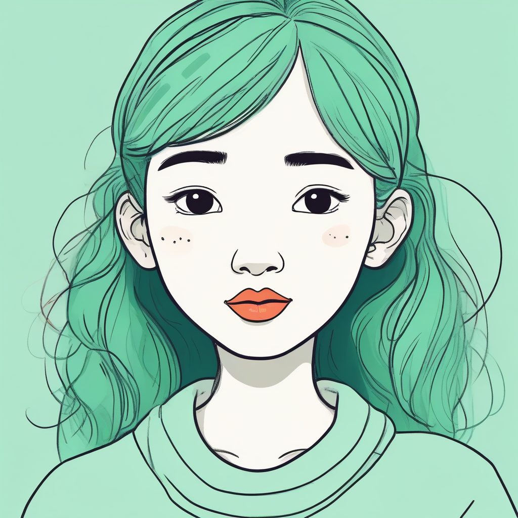 治愈系涂鸦！韩系丑萌可爱女生手绘头像🍭