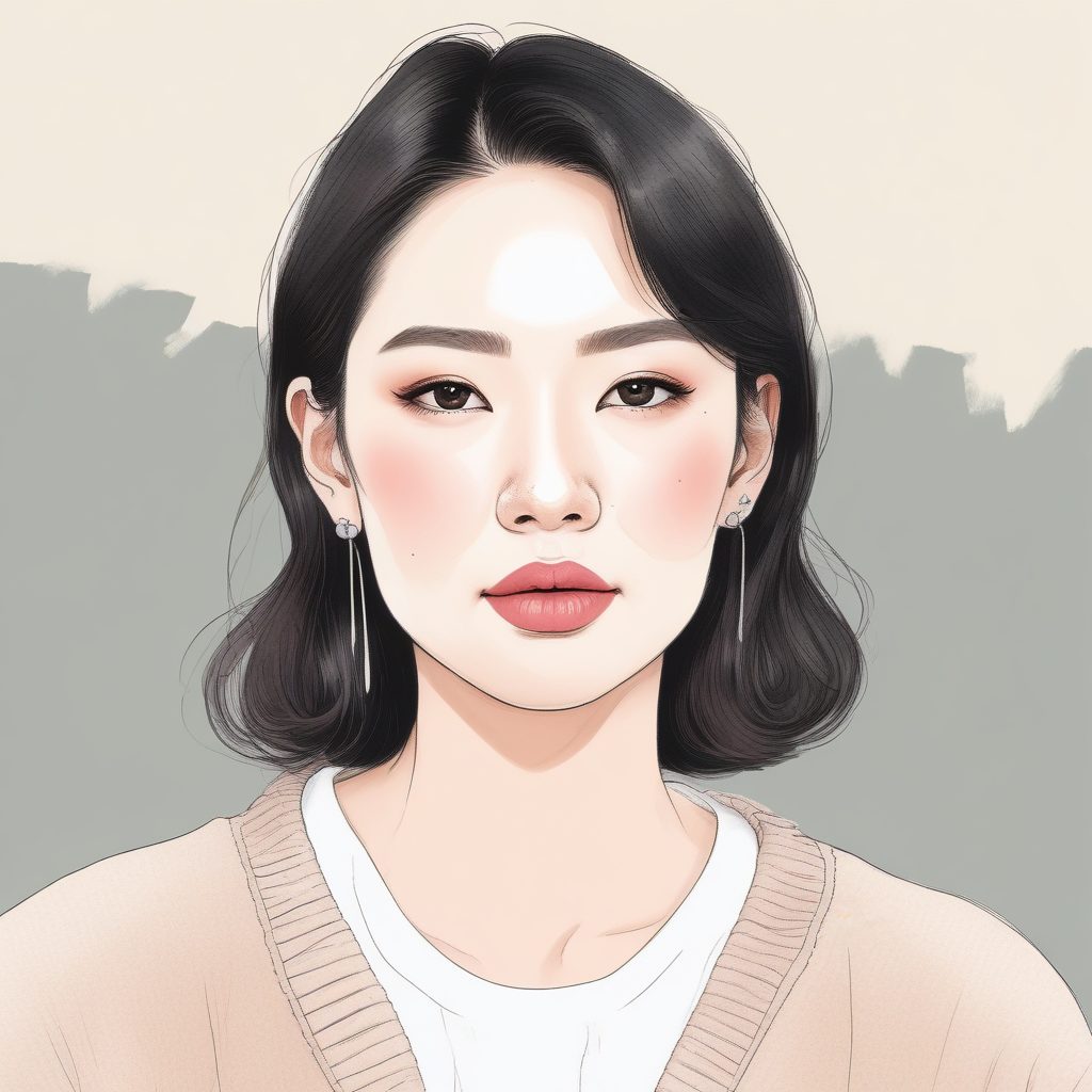 ✨韩系极简清冷感头像|水彩线稿风温柔到骨子里