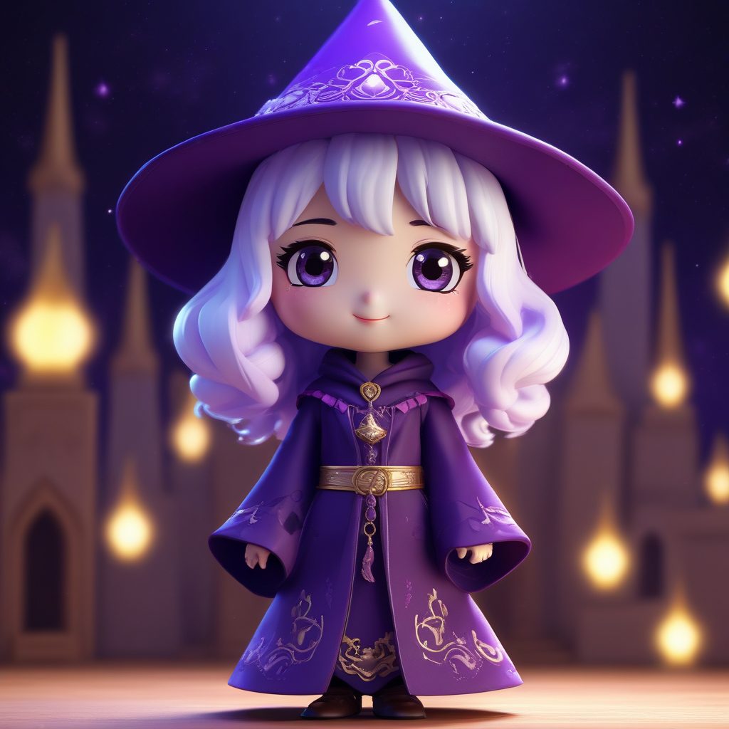 🎨Q版魔法学院袍 AI头像生成: 零基础也能拥有的梦幻魔法少女感✨