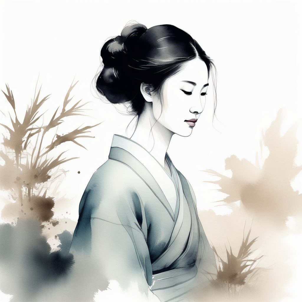✨ 一键生成清冷感新中式AI头像,高级感拉满