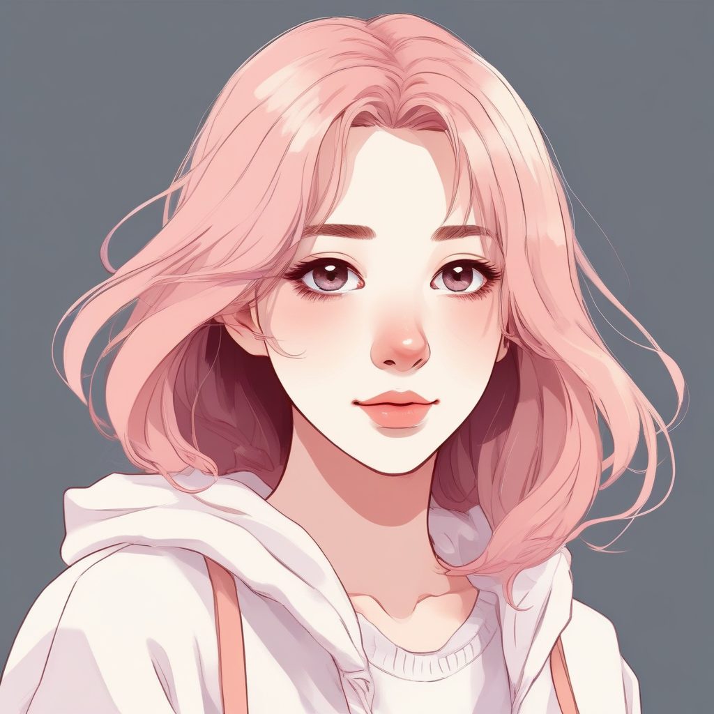 🌸 治愈系日系动漫少女 AI 绘画: 晨光中的微风发丝, 氛围感头像首选